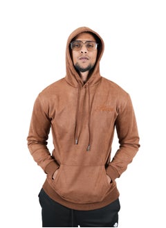 Abitos Men's Velvet Hoodie - Luxurious, Soft & Stylish Hoodie for Casual Wear, Outdoor Activities, and Winter Comfort  - Image 2