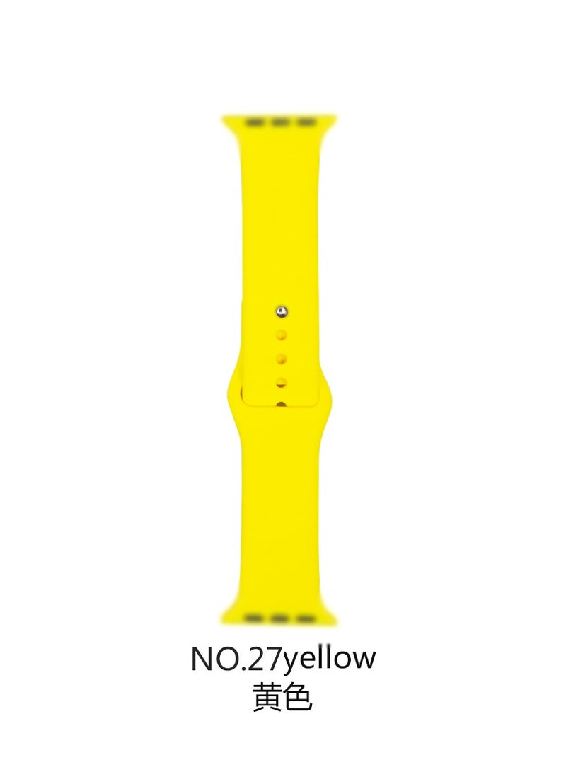 Apple Watch Band 45mm Soft Silicone Sport Band Replacement Wrist Strap Compatible for iWatch Apple Watch Series 7 (45mm) - Image 2