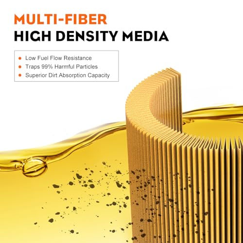 Hipa فلتر وقود HIPA 24 050 13-S 15 ميكرون لكوهلر CH20S - CH25S، CH670S CH730S - CH750S LH640S LH685S LH690S LH750S LH755S، SV720S إلى SV740S عبوة 2 - Image 4