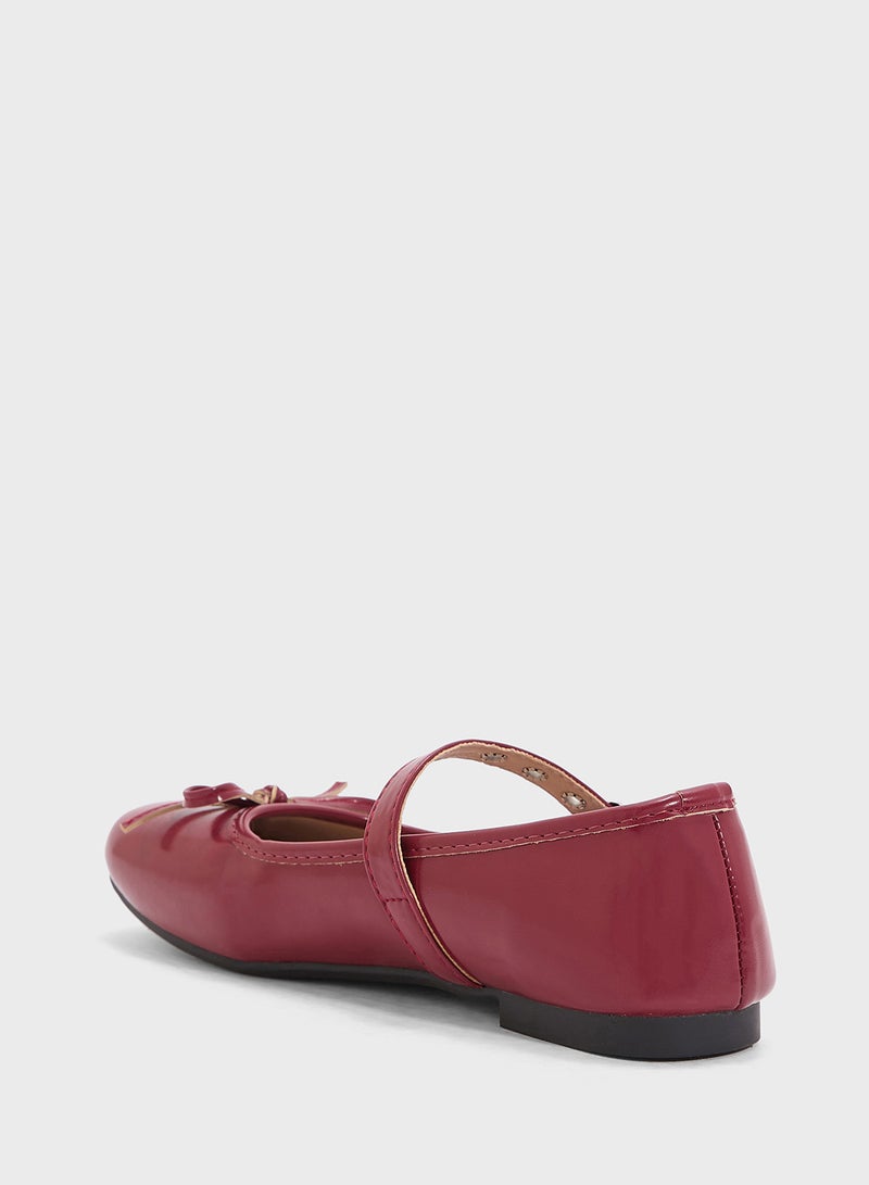 Ginger Square Toe Ballerina Flat  - Image 3