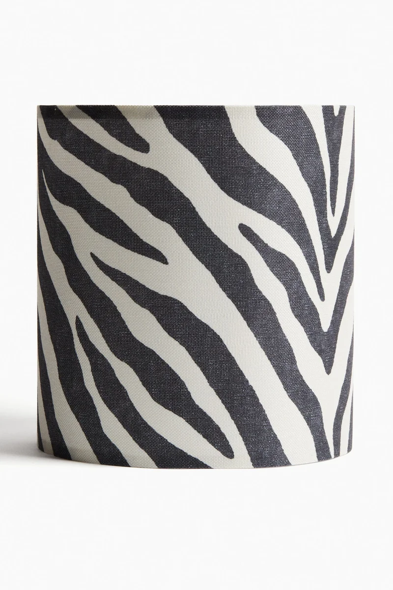 H&M Patterned drum lampshade