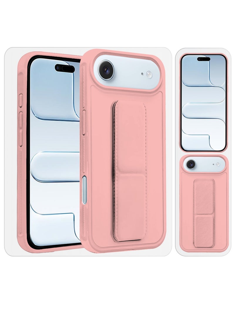 CATANES Premium PU Leather Case for iPhone 17 Air with Stand Function Shockproof and Anti Scratch Finger Grip - Image 5