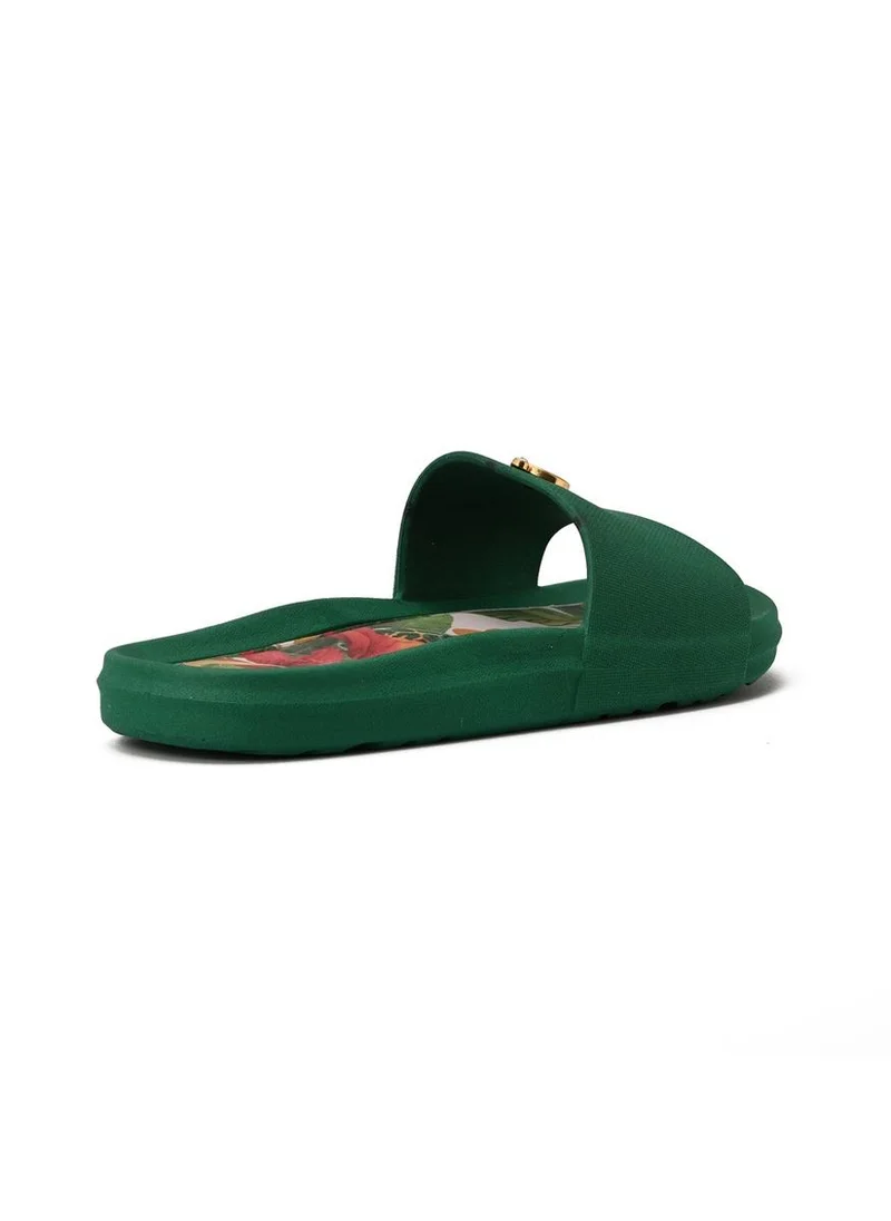 Carmen Steffens  Flip-Flops Slide Cs Forest Green for Women | Best Price UAE
