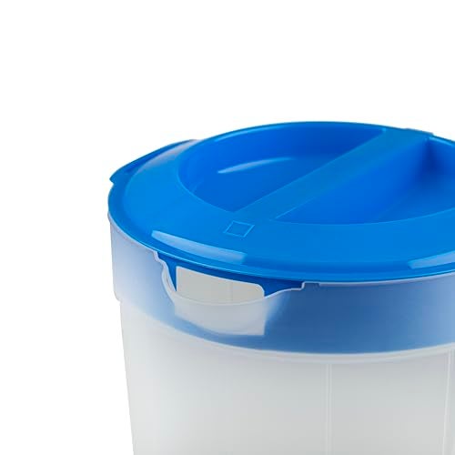 VOXRO 2-Pack 1-Gallon Plastic Pitchers with Lids – Iced Tea Pitchers with Twist Cover BPA-Free, Dishwasher & Freezer Safe, Ideal for Water, Juice & Fridge Storage - Image 3