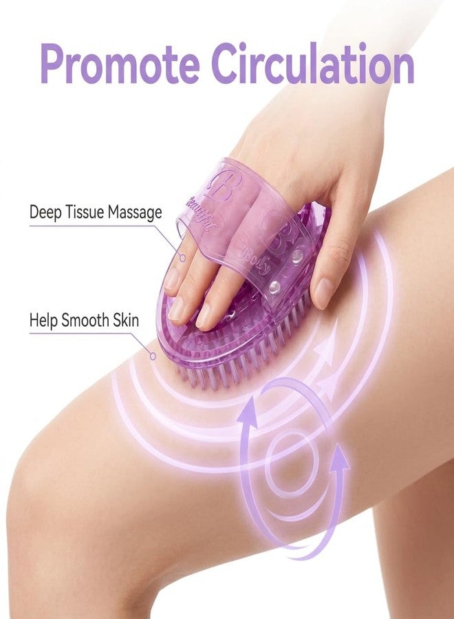 mgmooa 2Pcs Meridian Massage Brush, Purple - Image 4