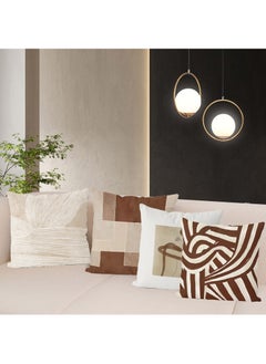 FASHION HOME Set of 4 Cushion Covers Decorative Throw Pillow cases for Living Room Garden Outdoor Décor  - Image 5