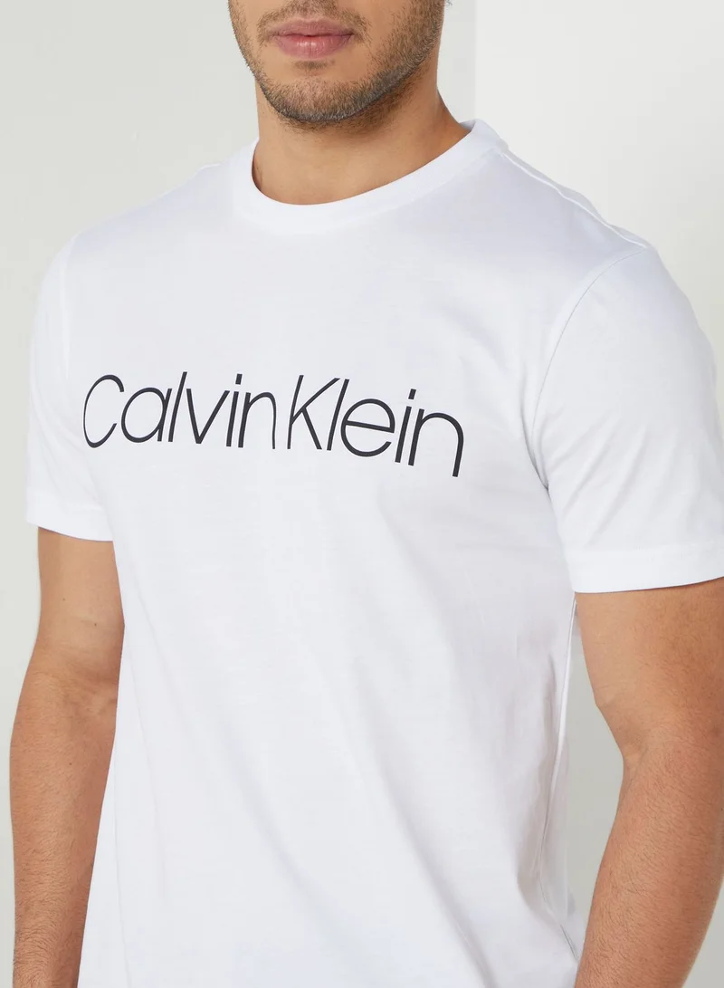 CALVIN KLEIN Logo Crew Neck T-Shirt