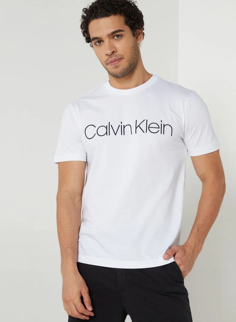 CALVIN KLEIN Logo Crew Neck T-Shirt