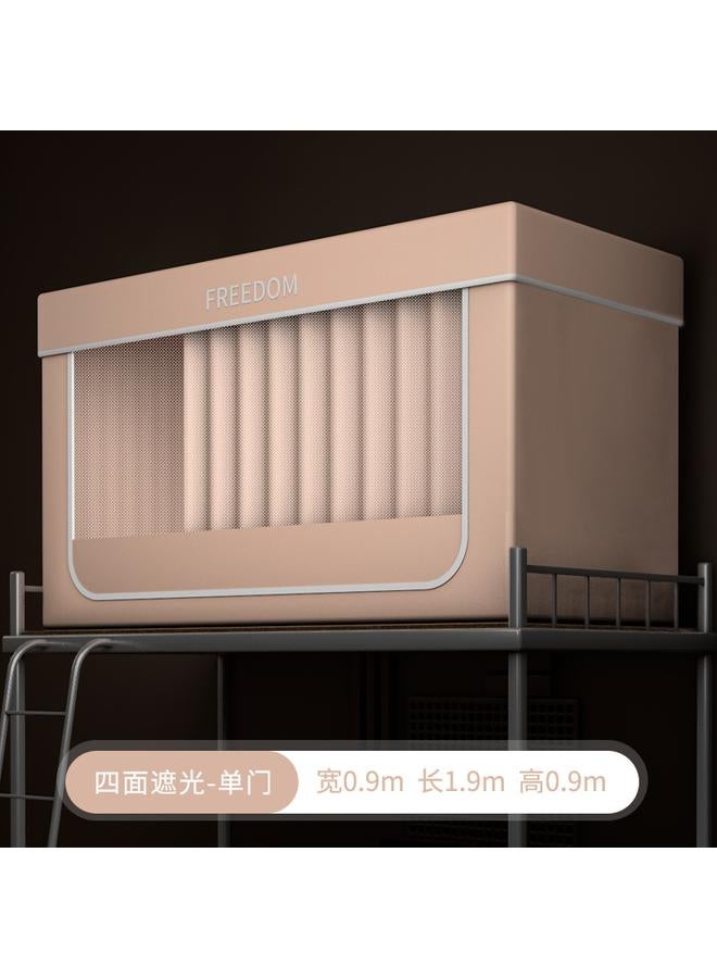 Bluejw 2024 New College Students' Dormitory Bedroom Mosquito Net Bed Curtain Bedroom Upper Bed Lower Bed Shading Bed Sheet Integrated Bed Curtain - Image 1