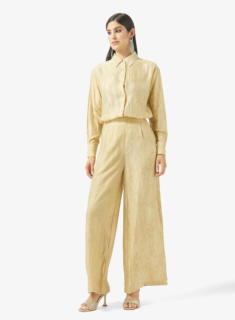 Printed Top & Pant Set