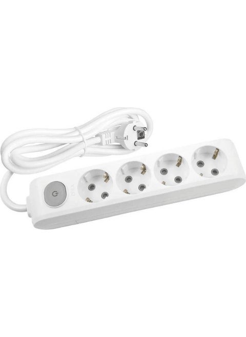 (4-way) Quadruple Socket Grounded Switched Cable (3x1.5 Ttr) 100 (One Hundred) Meters
