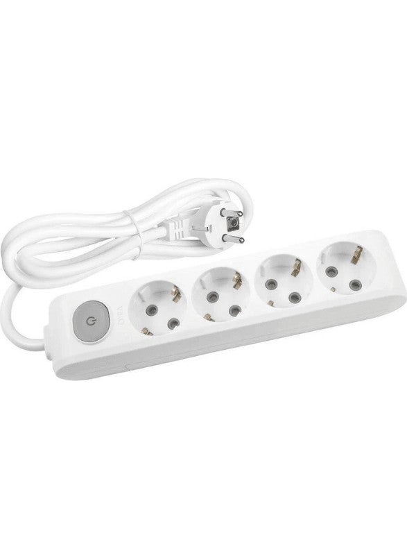 Avarson - (4-way) Quadruple Socket Grounded Switched Cable (3x1.5 Ttr) 100 (One Hundred) Meters - Image 1