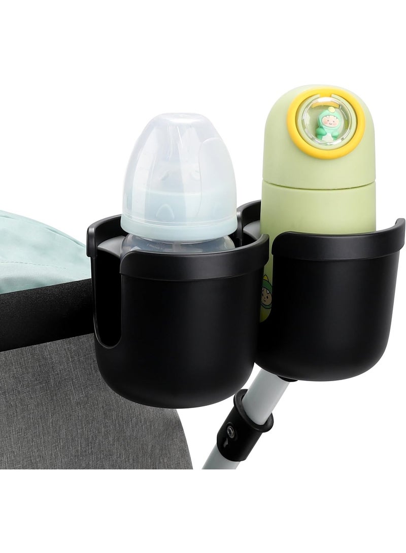 2-in-1 Cup & Phone Holder - Universal for Uppababy, Nuna, Doona Strollers, Bike, Wheelchair, Walker, Scooter - Image 3
