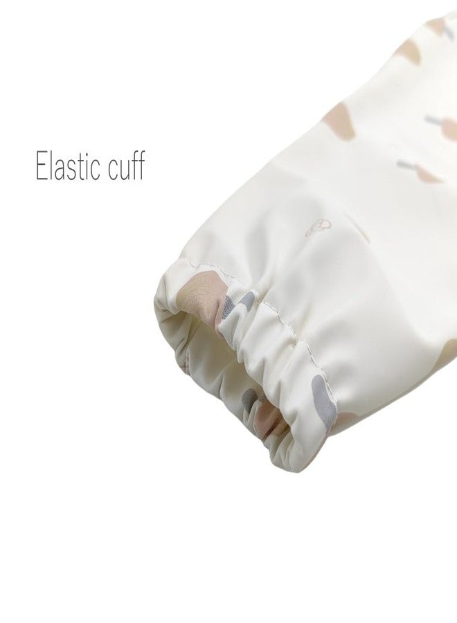 GZMM Waterproof Baby Bibs,Infant Toddler Long Sleeve Feeding Bib With Food Catcher,Easy Clean & Washable(mushroom) - Image 5