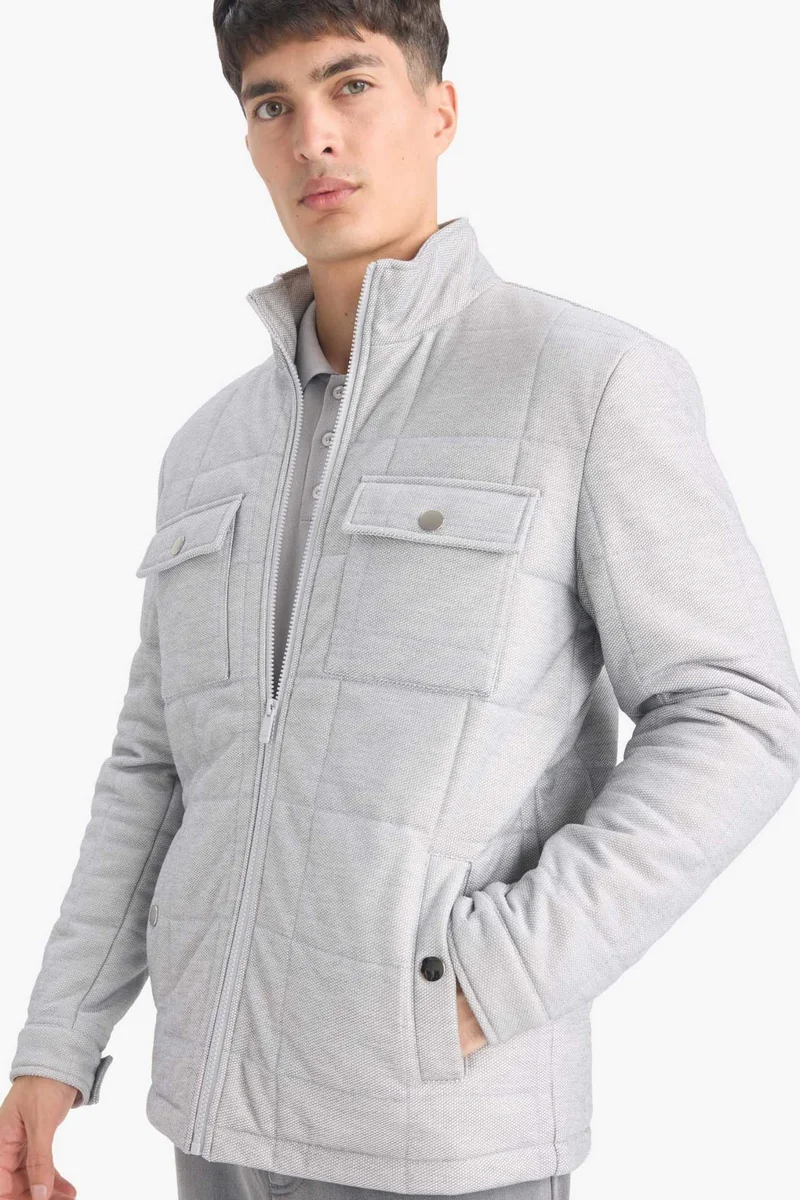 ديفاكتو Slim Fit Lined Winter Puffer Jacket