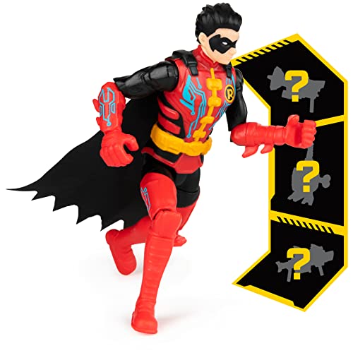 DC Comics Batman 4-inch Robin and The Joker Action Figures for Boys with 6 Mystery Accessories, Kids Toys for Boys Aged 3 and up - Image 3