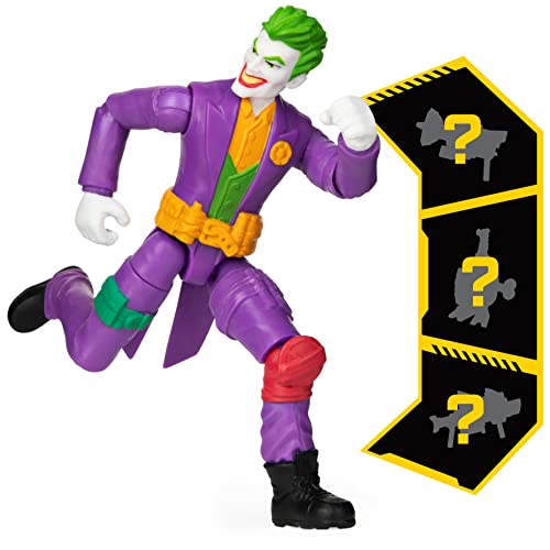 DC Comics Batman 4-inch Robin and The Joker Action Figures for Boys with 6 Mystery Accessories, Kids Toys for Boys Aged 3 and up - Image 4