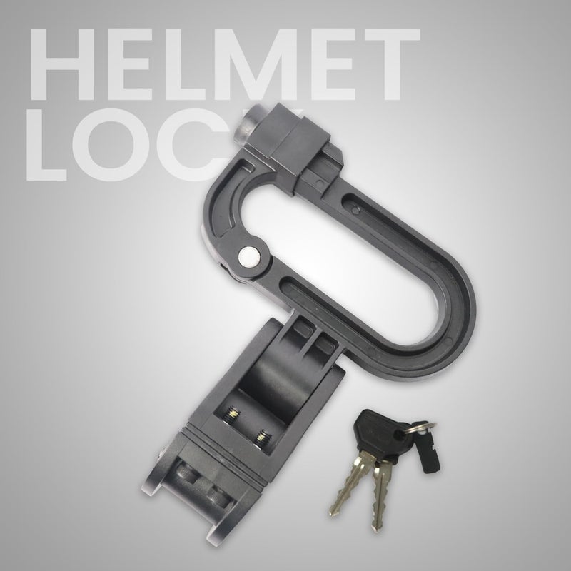TVS Helmet Lock for Bike, Bike Riding Accessories, Anti-Theft Helmet Safety Lock, Motorcycle Accessories - Black - Image 5