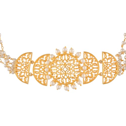 VOYLLA Nazakat Zara Choker Set For Women, Party, Wedding, Lightweight, Gift For Her - Image 5