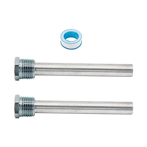 DEHOMKUS RV Water Heater Anode Rod 45L x 12NPT Compatible with Atwood Dometic Water Heater Replacement Part for Suburban 11553 Set of 2 - Image 1
