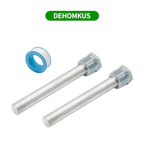 DEHOMKUS RV Water Heater Anode Rod 45L x 12NPT Compatible with Atwood Dometic Water Heater Replacement Part for Suburban 11553 Set of 2 - Image 3
