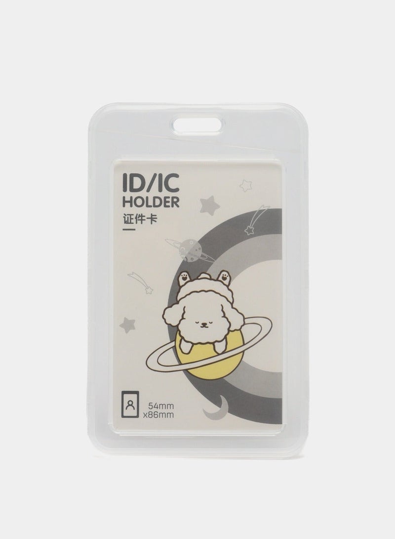 ديلي بطاقة اسم دالي 64805 مع حبل تعليق قابل للسحب، قطعة واحدة، بلون عشوائي (أبيض / أزرق / وردي) – نواة داخلية بحجم 54×86 مم، سهلة التمرير على أجهزة البصمة أو الدخول، بتصميم متين وسهل الاستخدام. - Image 1