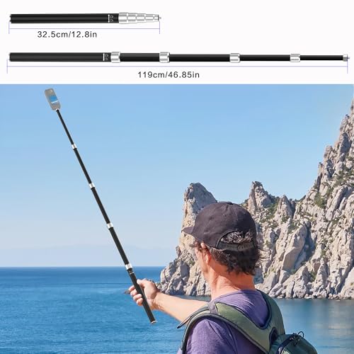 aoeyoo Aluminum Bike Handlebar Motorcycle Mount for Insta360 X5, Double Clamp Mount with Invisible Selfie Stick for Insta360 X5 X4, DJI 360 Camera, GoPro 13 12 (Upgraded Premium Locking Version) - Image 5