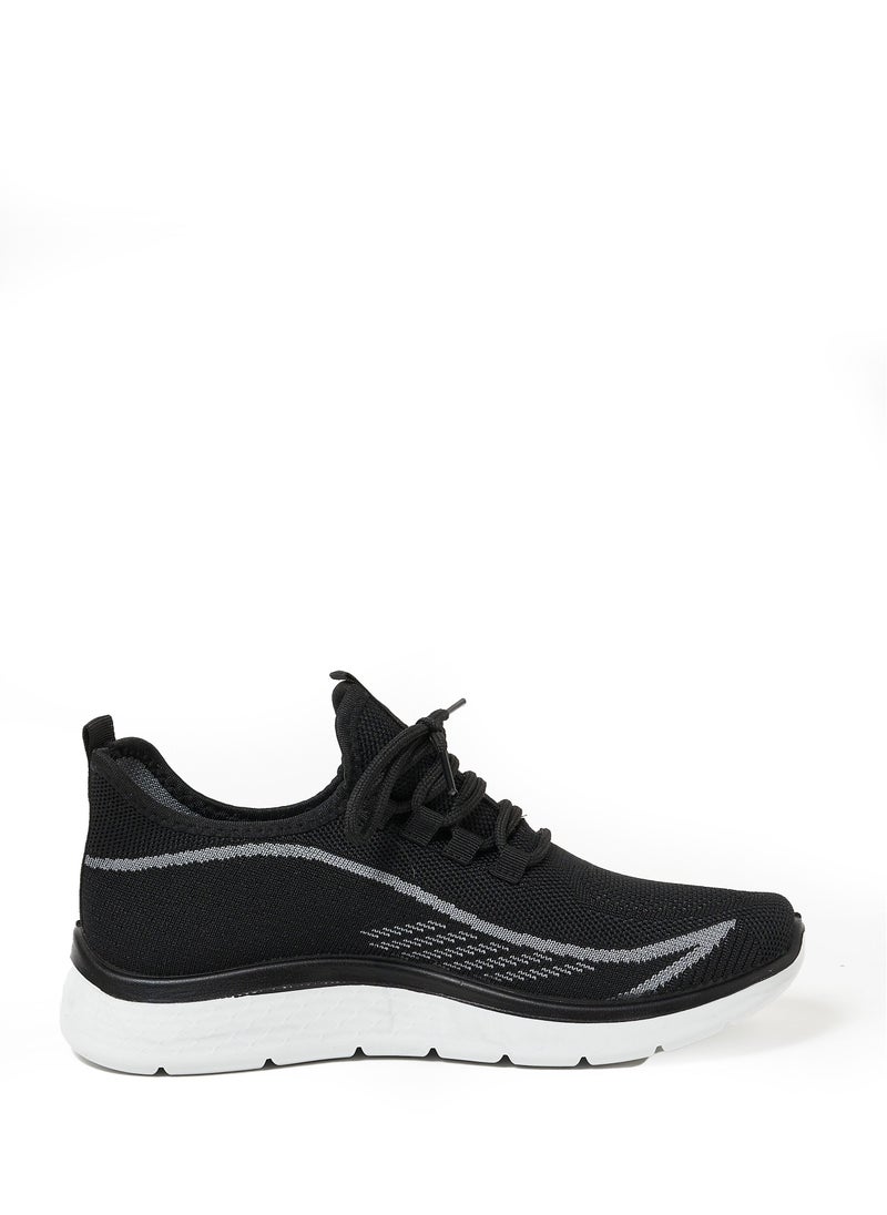 Cobblerz - Cobblerz Men's Lace-up Low Top Sneakers BLACK - Image 1