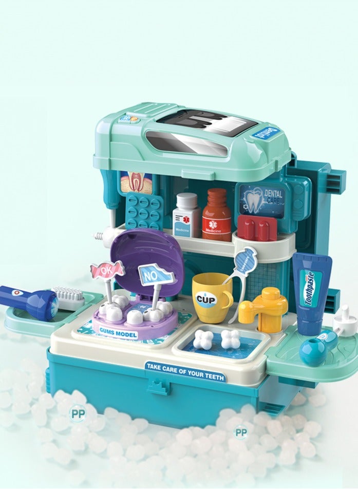 BOWA مجموعة ألعاب أسنان مكونة من 34 قطعة بتصميم حافلة للأطفال - Image 5