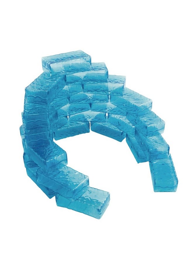 Excellerations Excellerations Mini Ice Building Blocks for Kid- 36 Blocks with 5 Activity Cards, Stem, Stacking Bricks, Engineering Block Accessories  - Image 4
