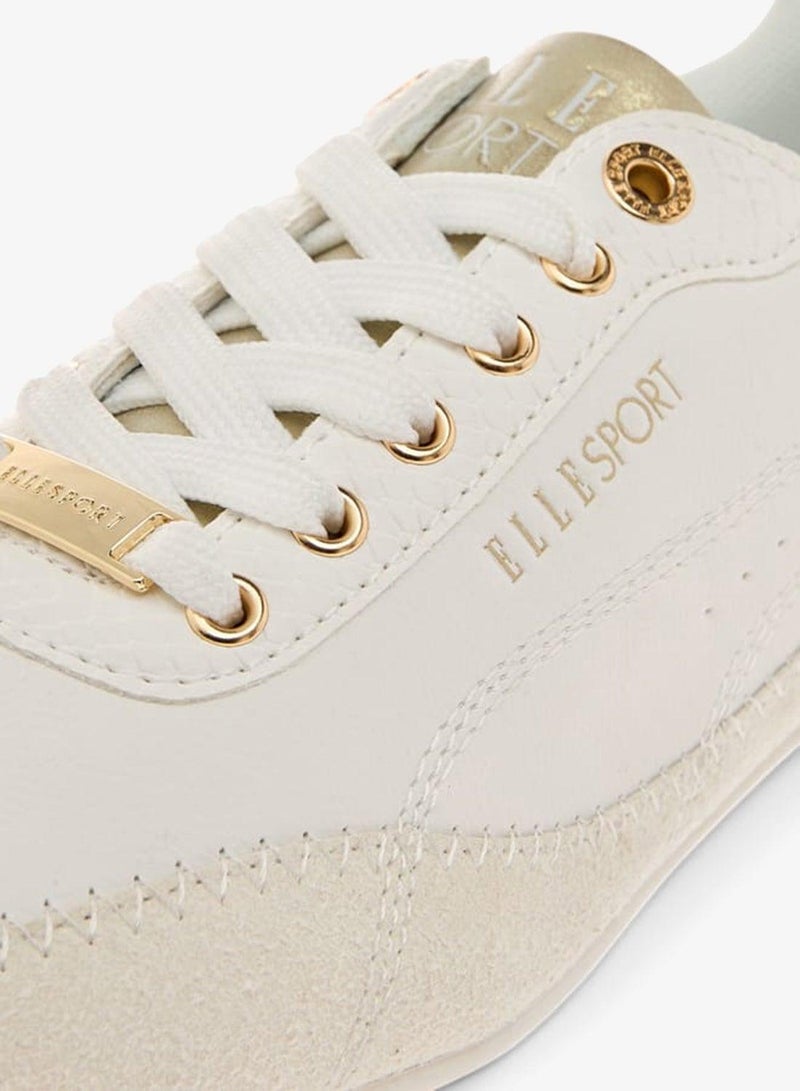 ايل سنيكرز نسائي بألواح وإغلاق برباط - Image 4