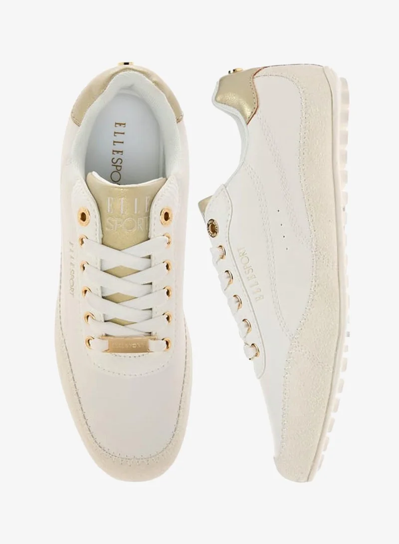 ايل سنيكرز نسائي بألواح وإغلاق برباط