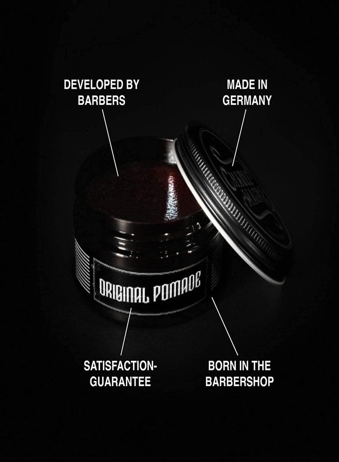 Charlemagne Water-Based Hair Pomade - 3.38 Fl Oz, Pack of 1, Medium Hold, Cherry-Oud - Easy Washout with Medium Hold Pomade - Barber-Quality Styling Cream - Shape & Set With Hair Clay - Image 4
