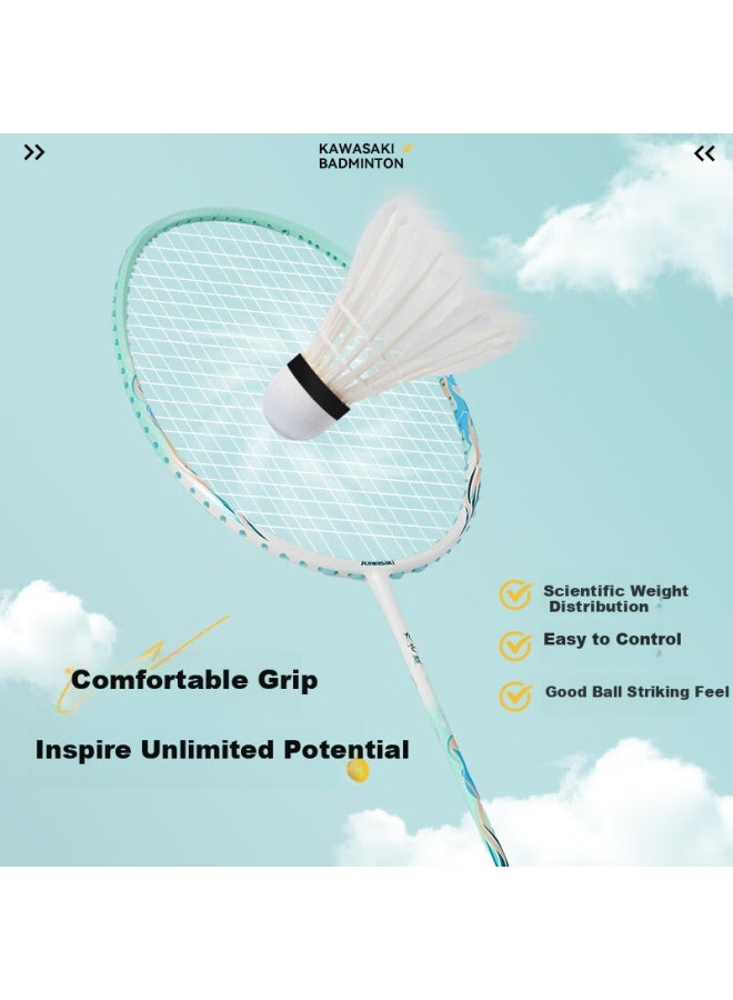 Kawasaki Badminton Training Shuttlecocks Stable And Durable Goose Feather Shuttlecocks Big C 77 (6-Pack) - Image 3