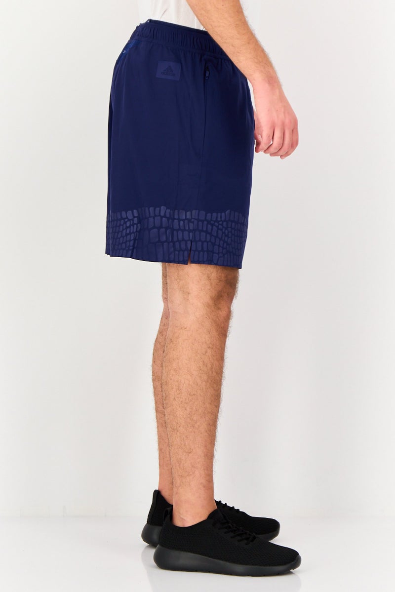 Adidas Men Sportswear Fit 7 Inseam Training Shorts, Indigo Blue - Image 4