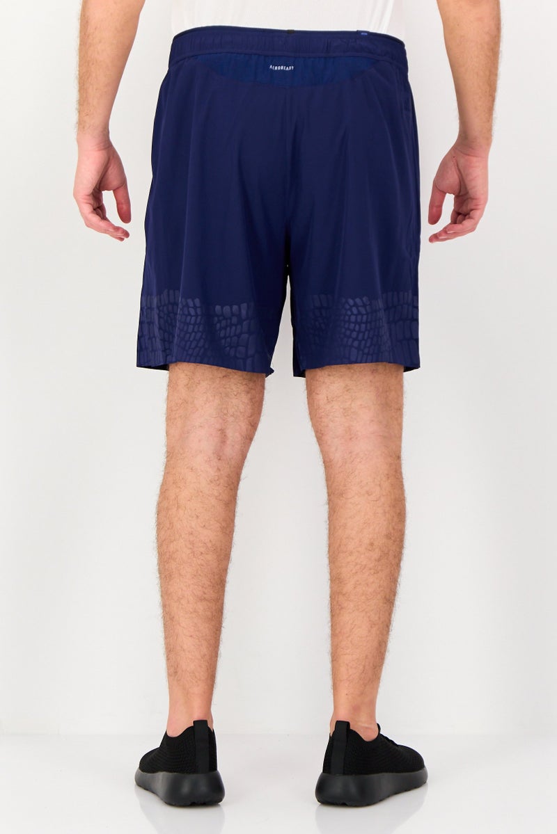 Adidas Men Sportswear Fit 7 Inseam Training Shorts, Indigo Blue - Image 2