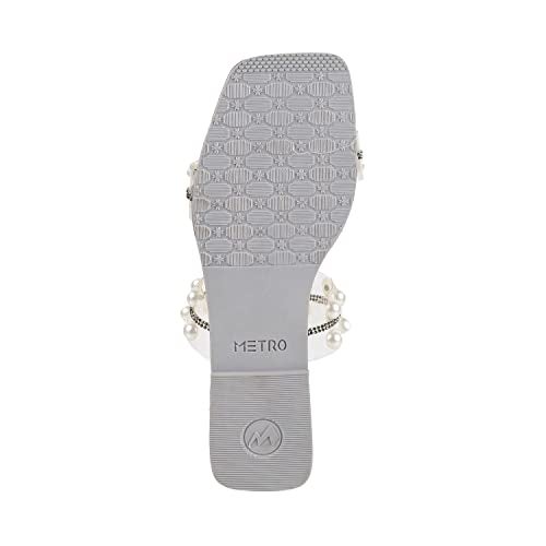 Metro Women's Metallic Pearly Embellished Flat Fashion Slip-on UK/3 EU/36 (41-67) - Image 5