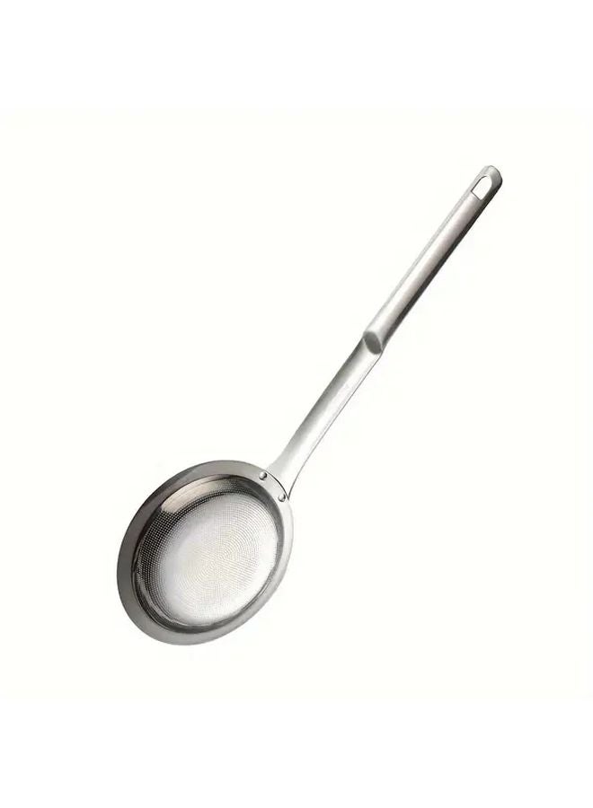 Stainless Steel Skimmer Spoon 11cm Large Mesh Strainer For Oil Filtering Hot Pot Broth - Image 2
