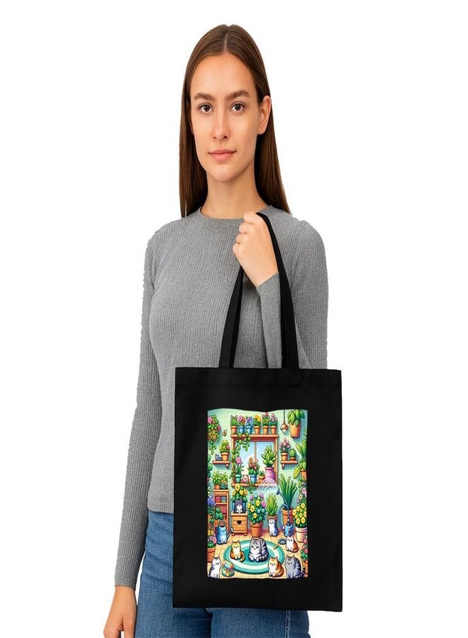 PrintingZone Printed Tote Bag For Women| Classic Printed Canvas Shoulder Bag for Women - Image 2