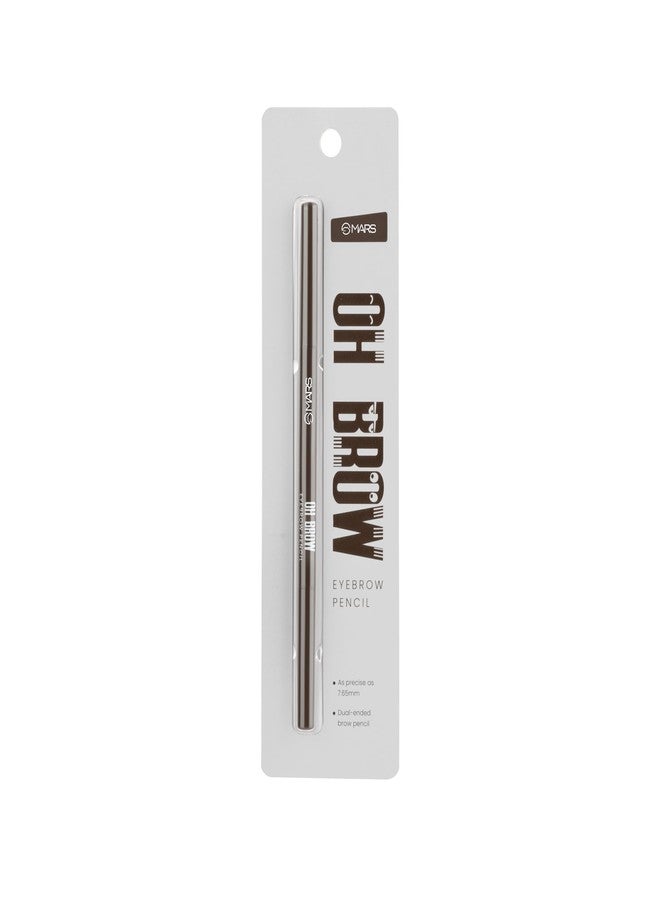 MARS OH Brow Eyebrow Pencil | Micro Precision Retractable with a Spoolie | Highly Pigmented | Smudge Proof & Water Resistance | Long-Lasting | Lightweight Eyebrow Pencil (0.1 gm) (Dark Brown) - Image 2