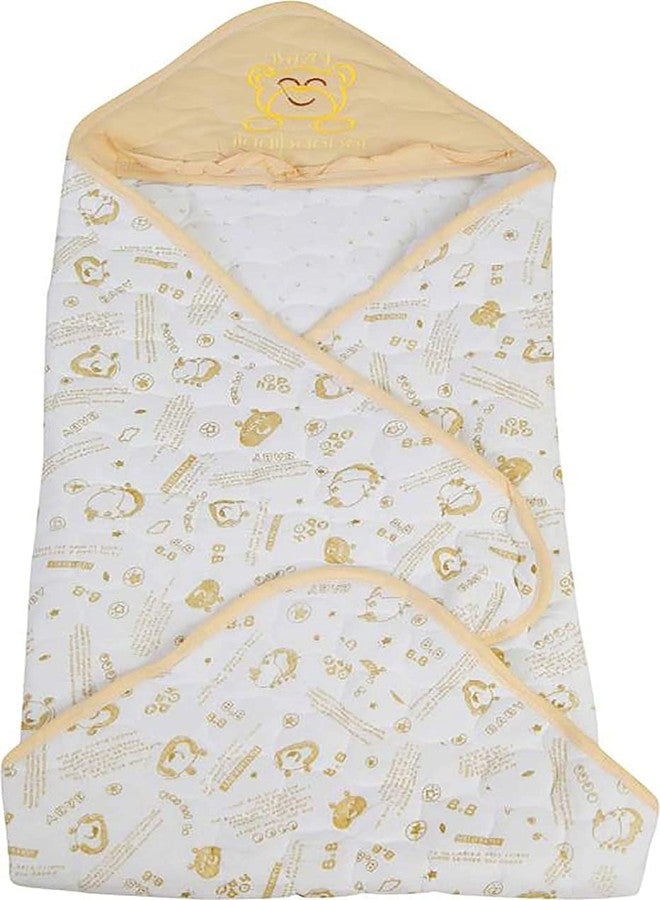 PIKIPOO Baby Blankets New Born Combo Pack of Hooded Super Soft Wearable Wrapper Cum Baby Sleeping Bag for Babies Length -(72 cm x 74 cm x 4 cm, 0-6 Months) (Stars) - Image 5