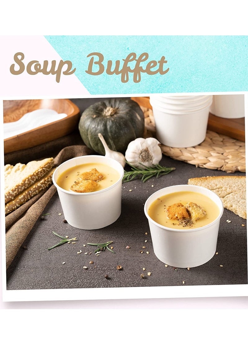 مجموعة حفلات شاملة مكونة من 1000 قطعة من المناديل الورقية التي تستخدم لمرة واحدة، وأكواب العصير، وأكواب الآيس كريم، وأطباق الرغوة، وأكواب الرغوة، والملعقة والشوكة، ولفائف ماكسي تكفي 100 شخص - Image 3