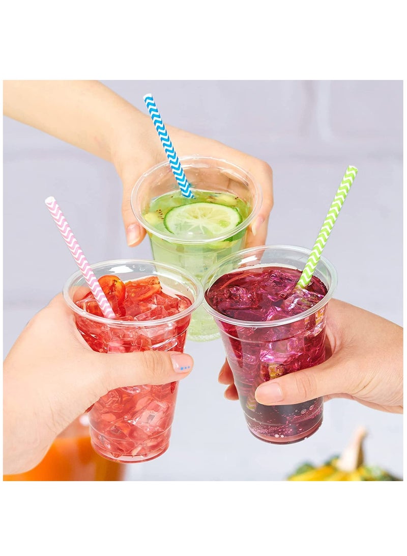 مجموعة حفلات شاملة مكونة من 1000 قطعة من المناديل الورقية التي تستخدم لمرة واحدة، وأكواب العصير، وأكواب الآيس كريم، وأطباق الرغوة، وأكواب الرغوة، والملعقة والشوكة، ولفائف ماكسي تكفي 100 شخص - Image 4