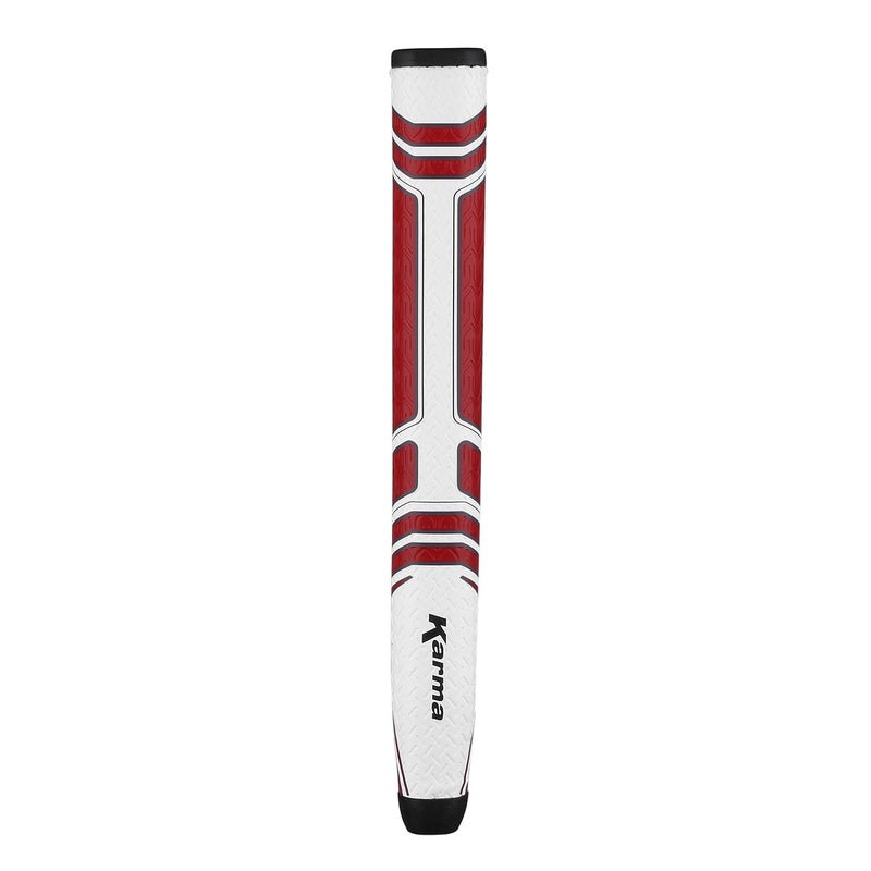 Karma Big Softy 1.3 Oversize Putter Grip â€“ White/Red/Black - Image 1