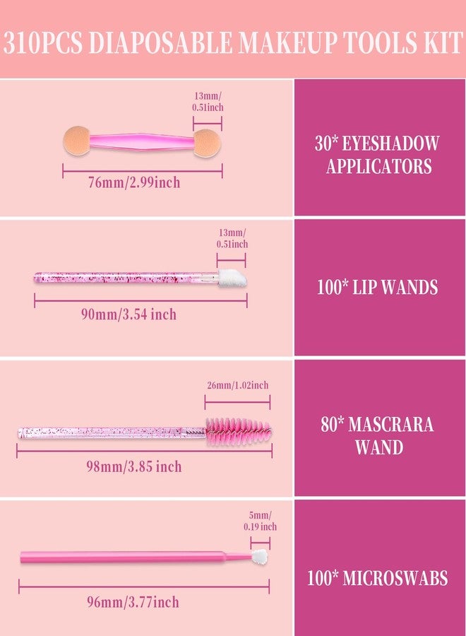 تينيتور مجموعة أدوات مكياج تينيتور الأساسية للفنانين، 310 قطعة، تتضمن أدوات وضع مكياج للاستخدام مرة واحدة، وعصي ماركارا لوضع أحمر الشفاه للاستخدام مرة واحدة، وأعواد مسح دقيقة، وأدوات وضع ظلال العيون، ومستلزمات فنانين المكياج مع علبة تخزين. - Image 2