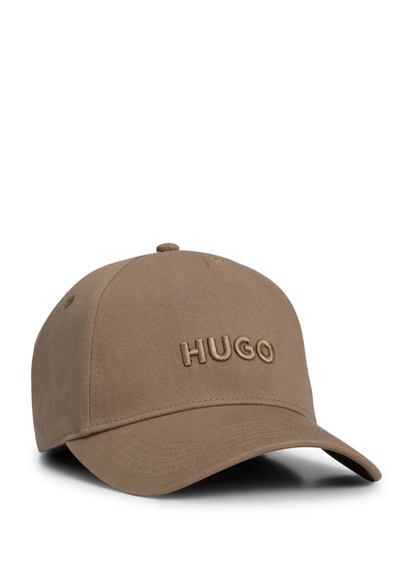 HUGO Cotton-twill cap with logo