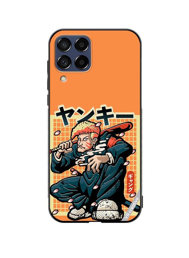 VR CREATIVE Protective Case Cover For Samsung Galaxy M33 Japanesse Yankee Design Multicolour - Image 1