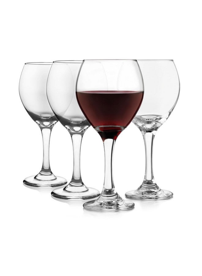 Libbey Classic Red Wine Glasses Set of 4, Dishwasher Safe, Rounded Rim Stemmed Wine Glasses, Perfect Wine Glasses Gift Set for Weddings, 13.5 Ounce - Image 1