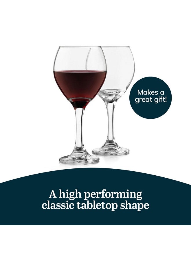 Libbey Classic Red Wine Glasses Set of 4, Dishwasher Safe, Rounded Rim Stemmed Wine Glasses, Perfect Wine Glasses Gift Set for Weddings, 13.5 Ounce - Image 5