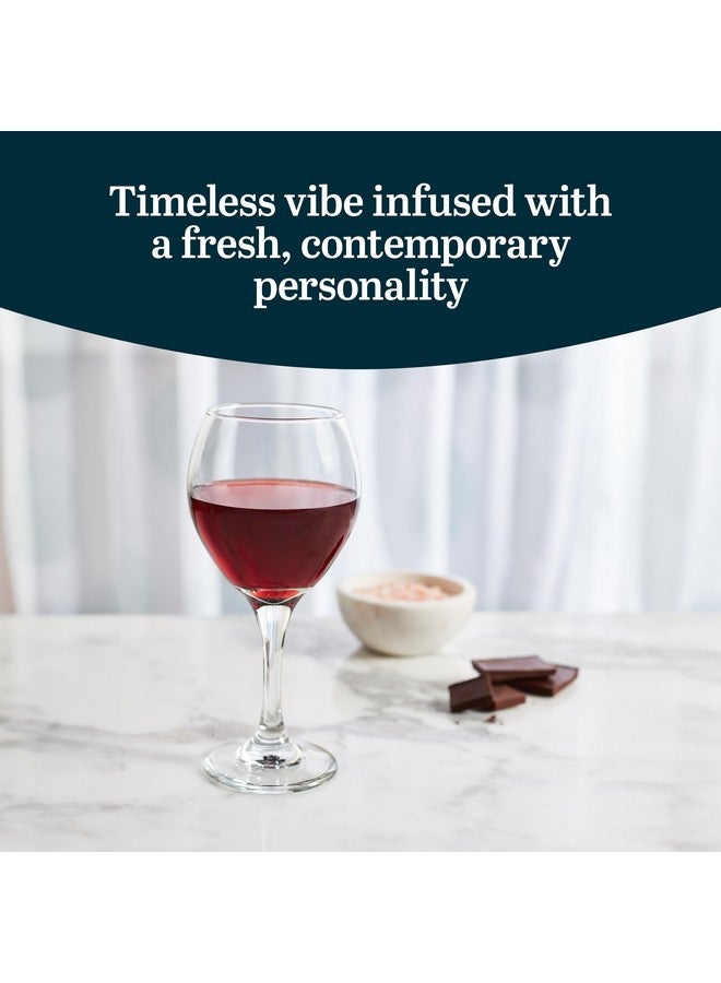 Libbey Classic Red Wine Glasses Set of 4, Dishwasher Safe, Rounded Rim Stemmed Wine Glasses, Perfect Wine Glasses Gift Set for Weddings, 13.5 Ounce - Image 2